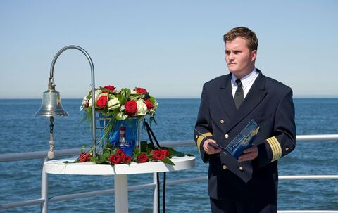 Trauerzeremonie auf der «Horizont»