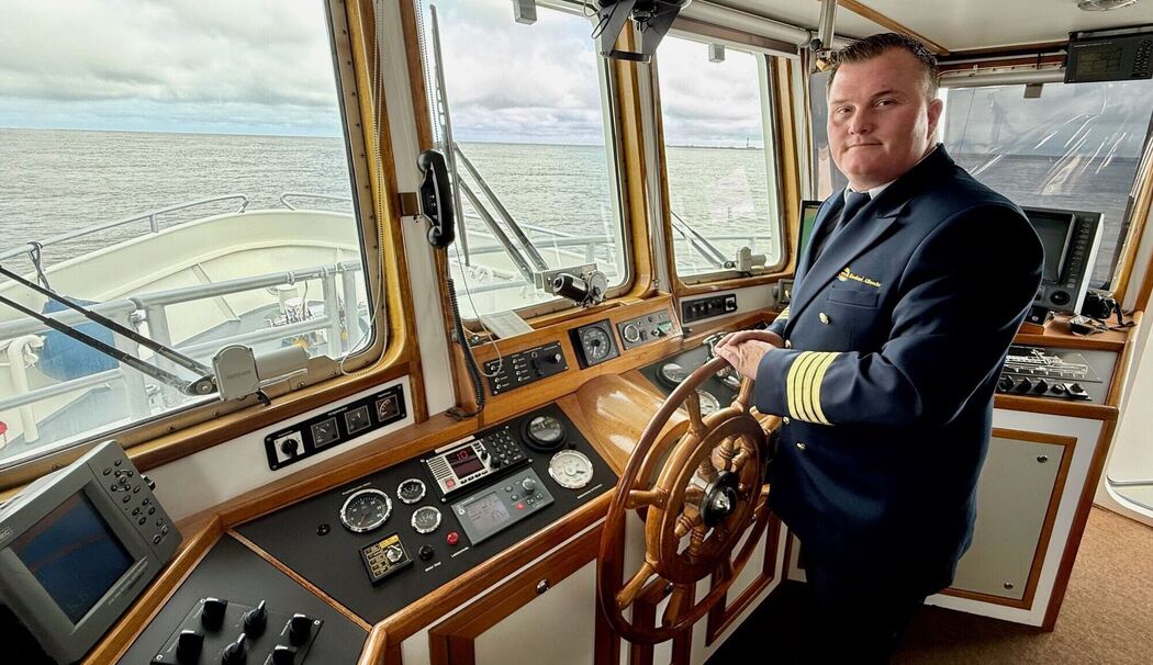 Benjamin Albrecht auf der MS «Horizont»