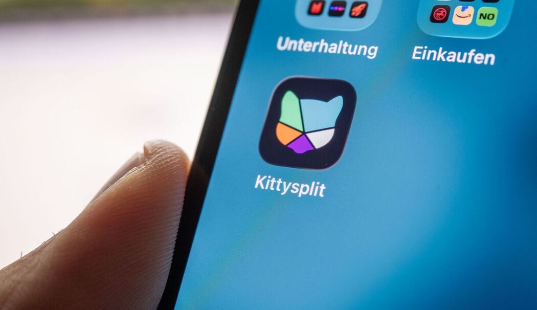 Die App Kittysplit auf einem iPhone