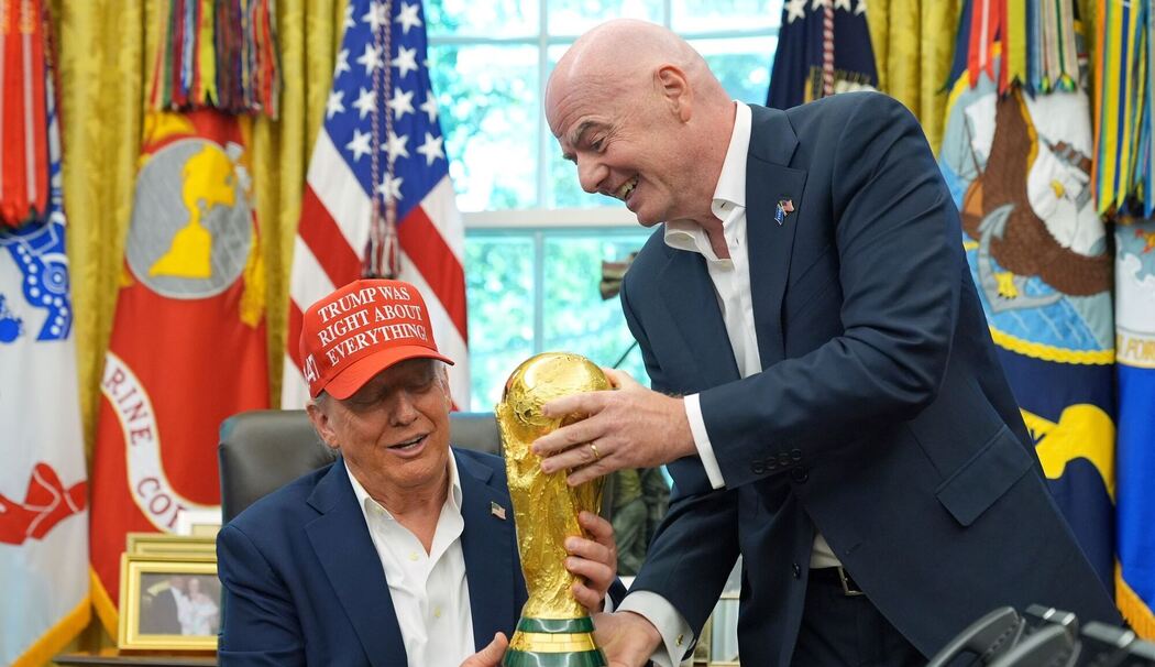 Donald Trump und Gianni Infantino Donald Trump und Gianni Infantino