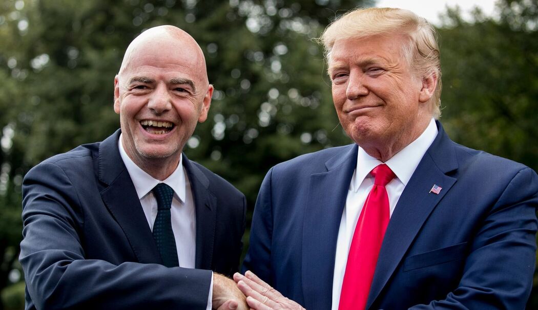 Donald Trump und Gianni Infantino Donald Trump und Gianni Infantino