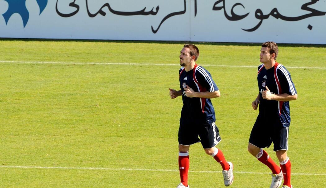 Franck Ribéry und Andreas Görlitz