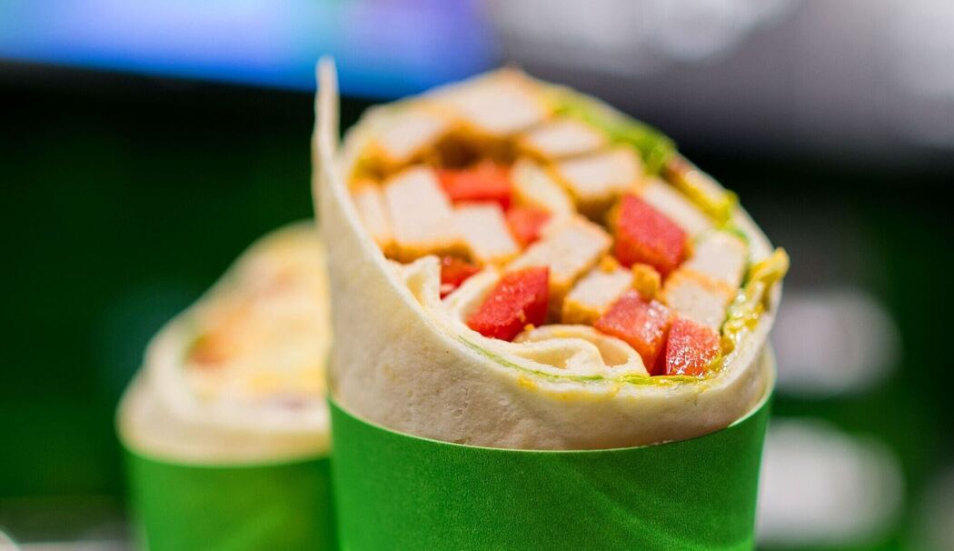 Wraps to Go in einem Geschäft