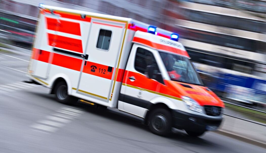 Rettungswagen im Einsatz
