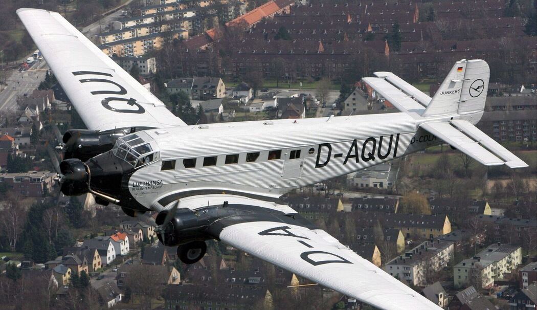 Ju 52 der Lufthansa wird in Frankfurt ausgestellt
