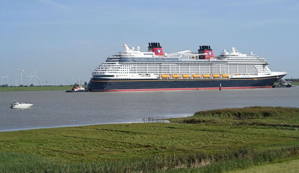 Überführung des neuen Kreuzfahrtschiffes «Disney Destiny»