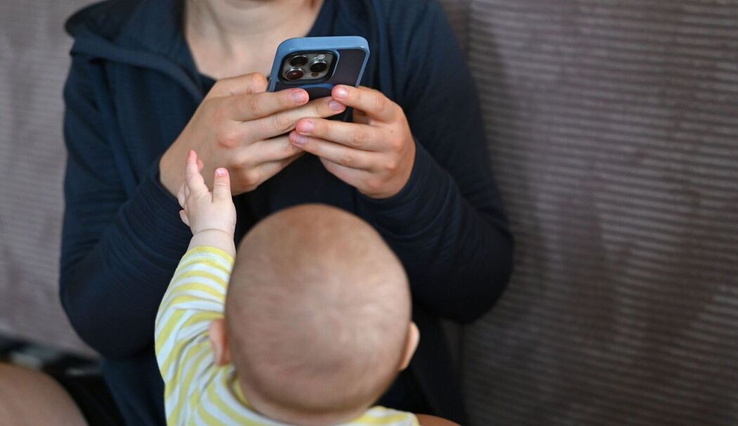 Alltag Mutter mit Baby