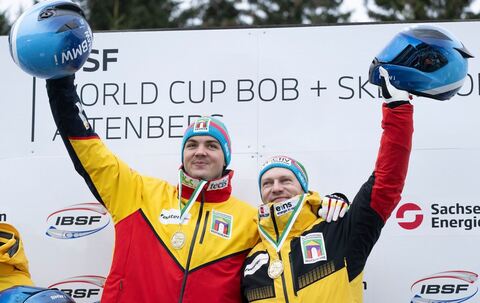 Simon Wulff (l) und Francesco Friedrich