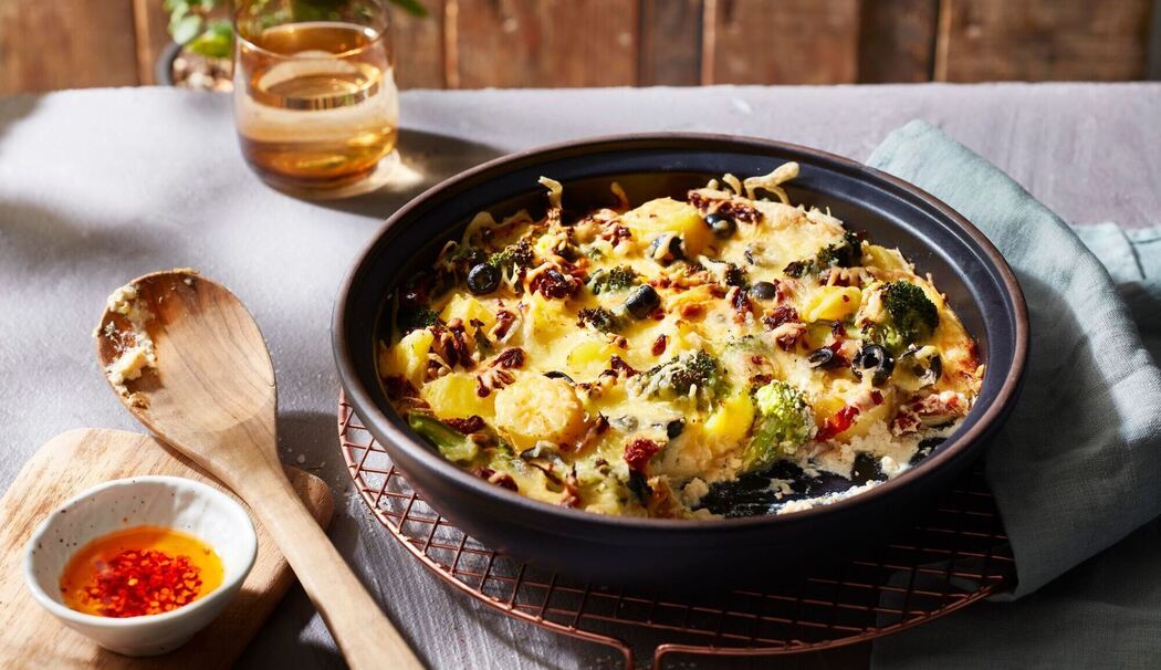 Mediterraner Kartoffelauflauf