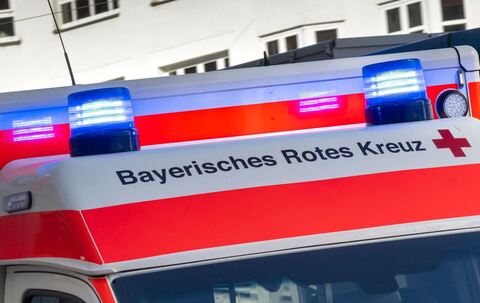 Krankenwagen mit Blaulicht