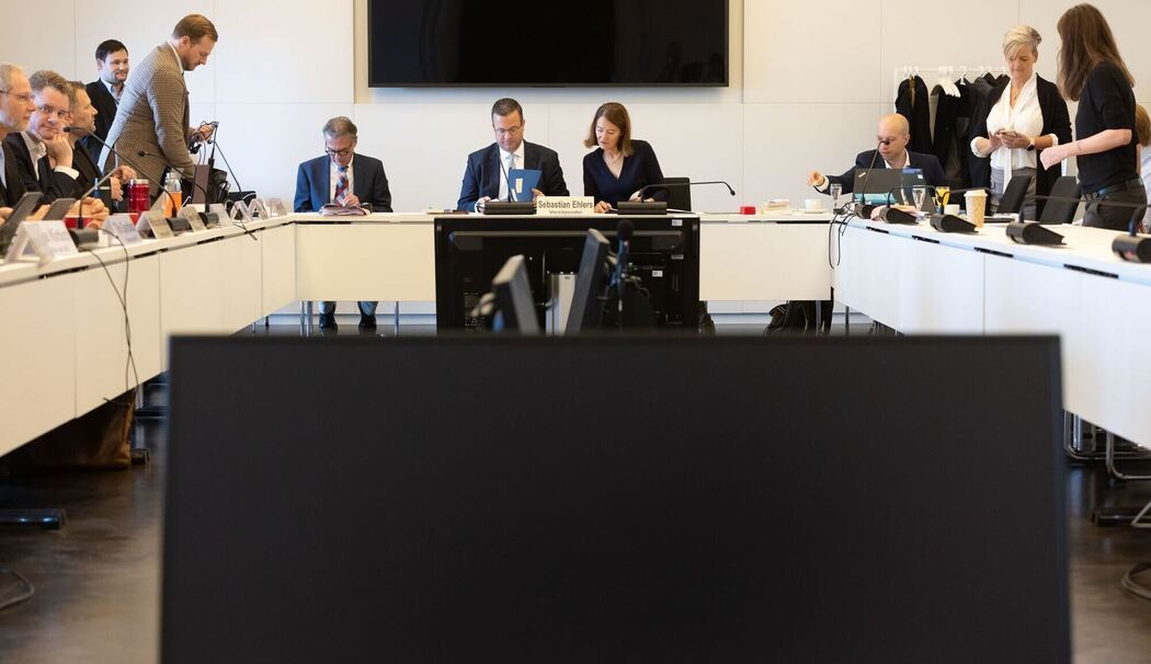 Untersuchungsausschusssitzung in Schwerin