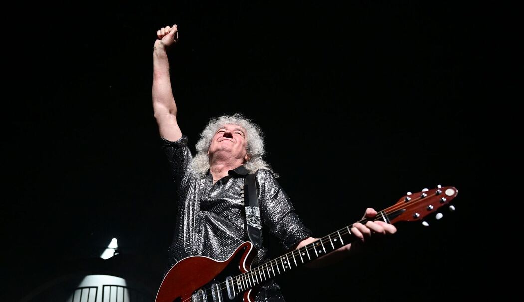 Queen Gitarrist Brian May bei Musical "We will rock you"