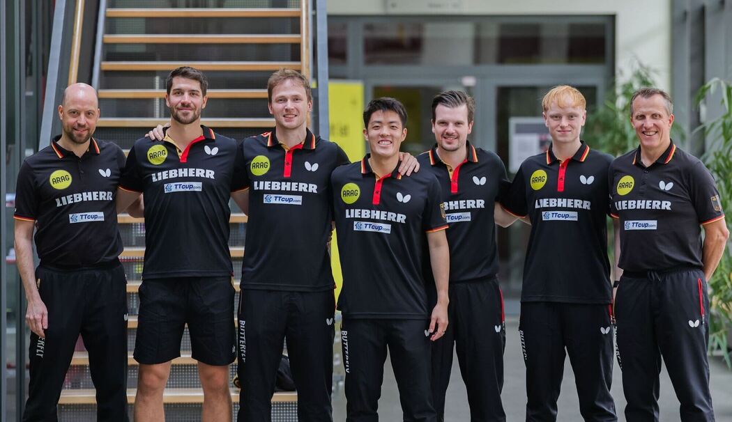 Deutschlands Tischtennis-Team