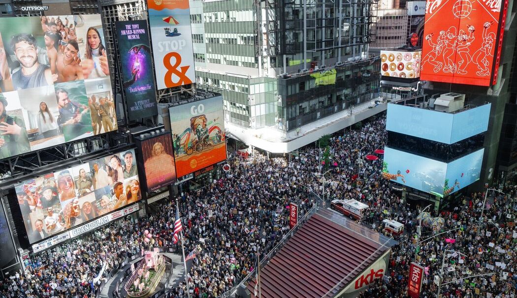 New York - Demonstrationen «No Kings» gegen US-Präsident Trump