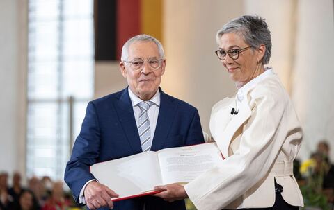 Übergabe Friedenspreis des Deutschen Buchhandels