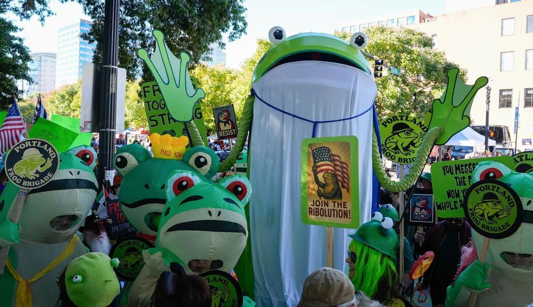 «No Kings» Demonstrationen - Portland
