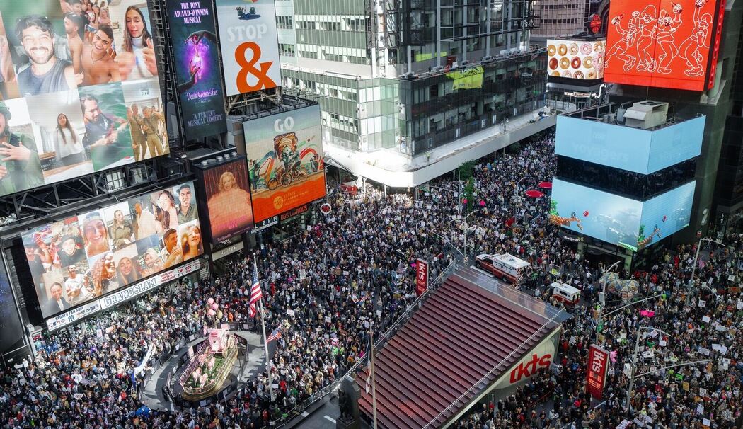 New York - Demonstrationen «No Kings» gegen US-Präsident Trump