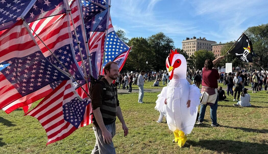 Boston - Demonstrationen «No Kings» gegen US-Präsident Trump