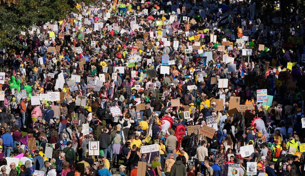 «No Kings» Demonstrationen - Portland