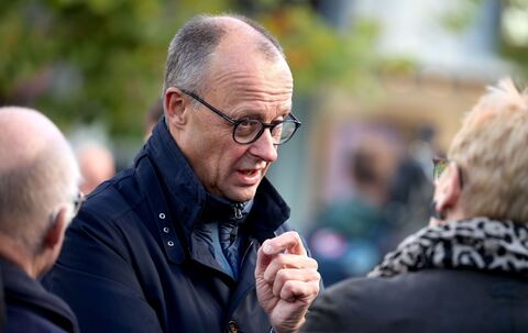 Bundeskanzler Merz zu Bürgergesprächen im Sauerland