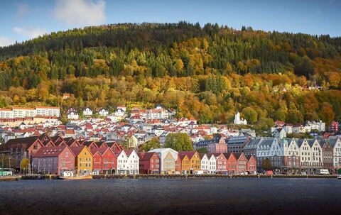 Stadtteil Bryggen in Bergen