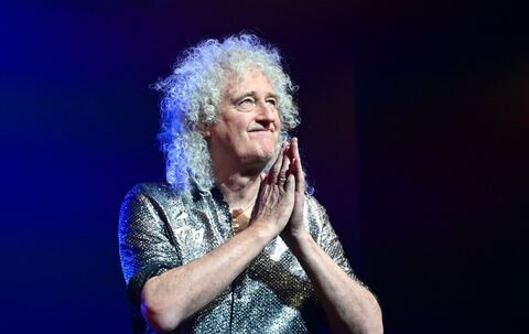 Queen Gitarrist Brian May bei Musical &quot;We will rock you&quot;