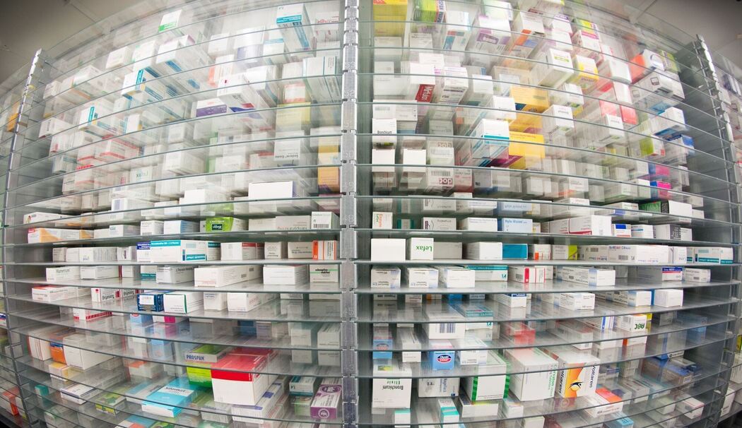 Arzneimittel in der Apotheke