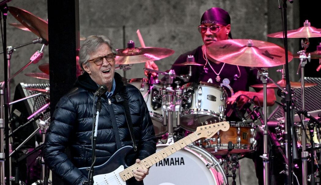 Eric Clapton tritt auf Eric Clapton tritt auf