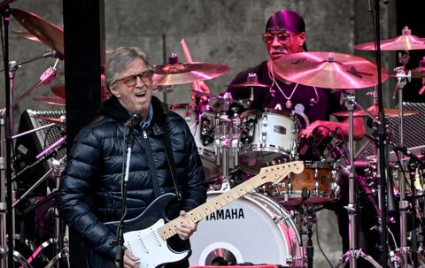 Eric Clapton tritt auf