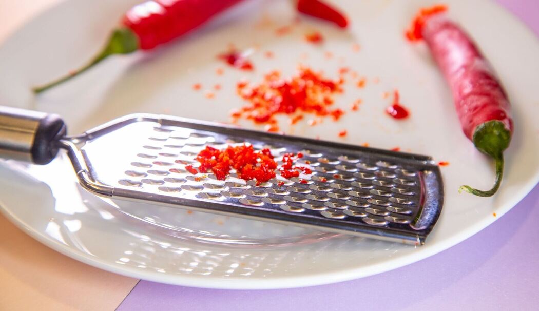 Geriebene Chilischote