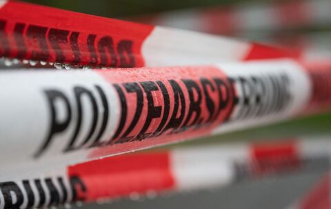 Absperrband der Polizei