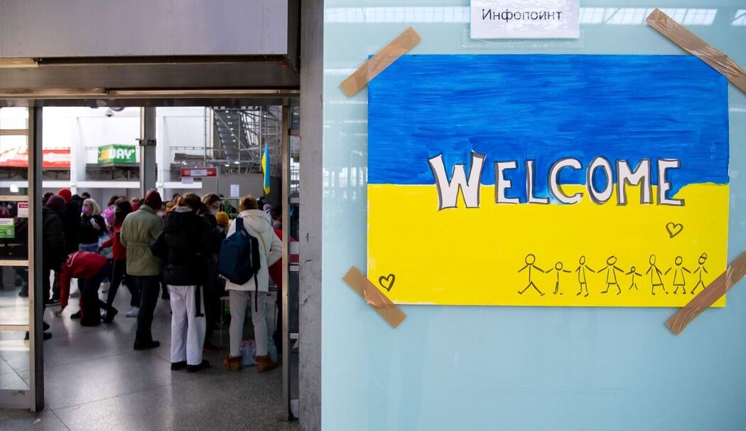 Ukrainische Flüchtlinge in München