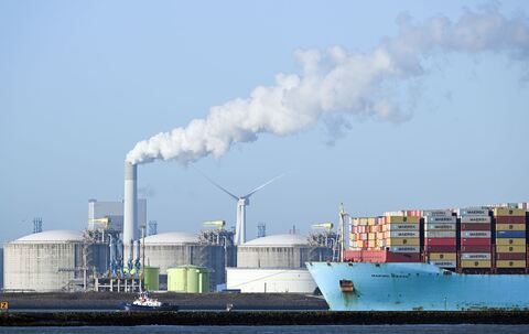 LNG-Importterminal in Rotterdam