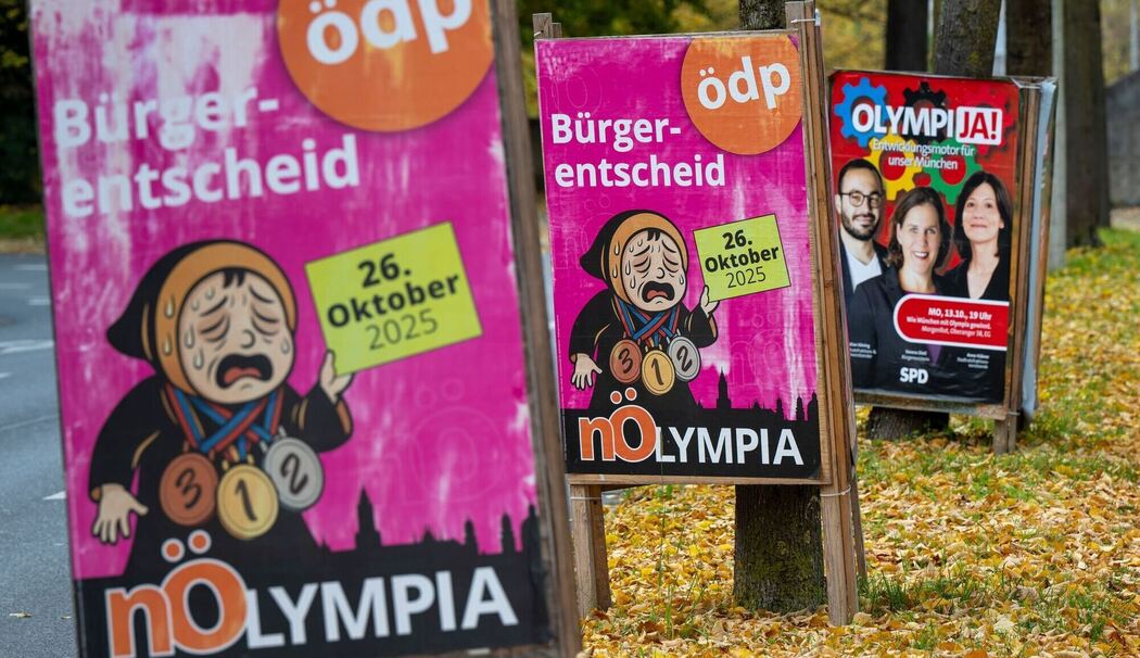 Plakate zur Olympia Bewerbung Münchens