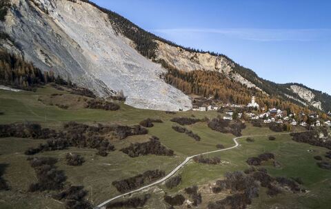 Brienz ist von einem neuen Schuttstrom bedroht