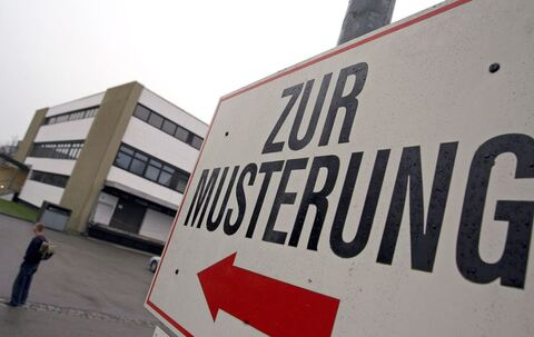 Musterung im Kreiswehrersatzamt