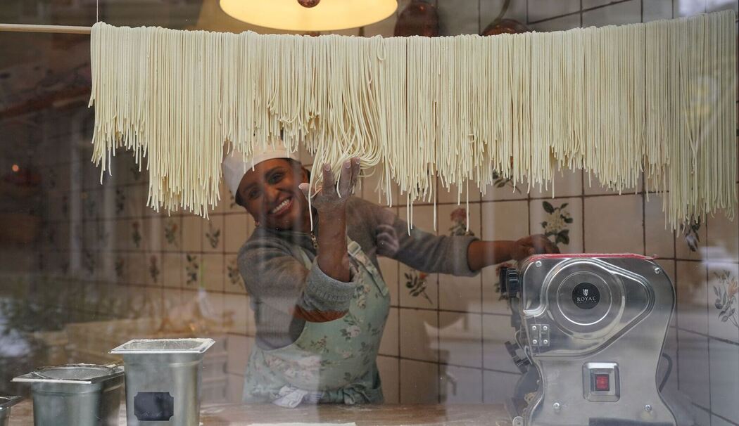 Handgemachte Nudeln Handgemachte Nudeln