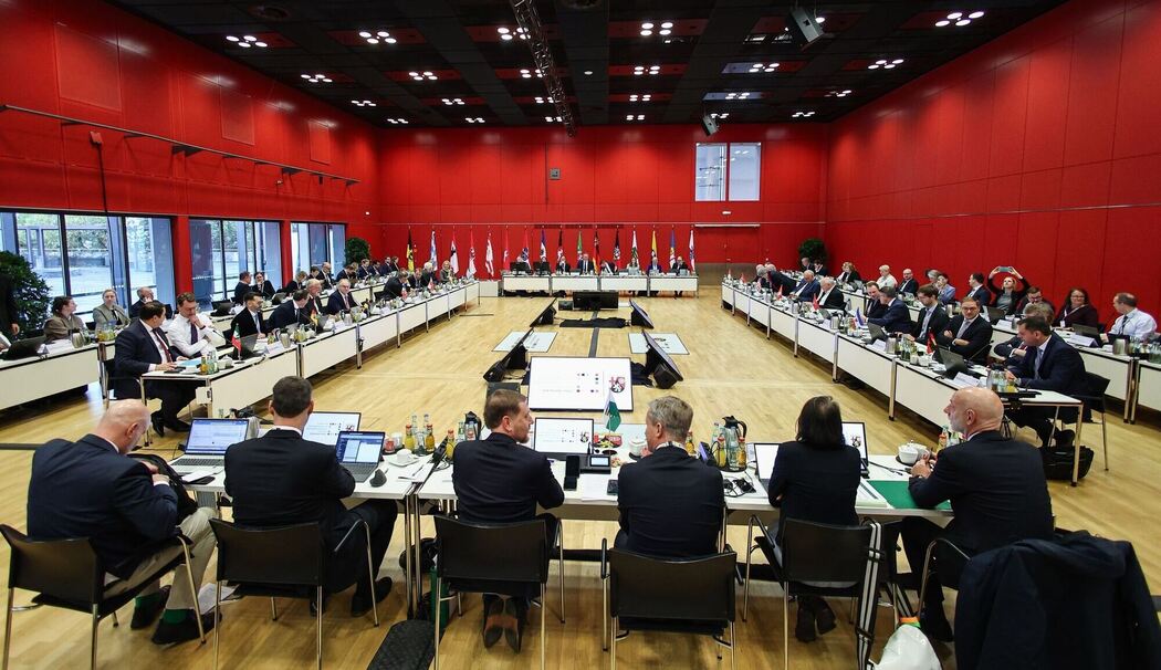 Abschluss der Ministerpräsidentenkonferenz in Mainz Abschluss der Ministerpräsidentenkonferenz in Mainz
