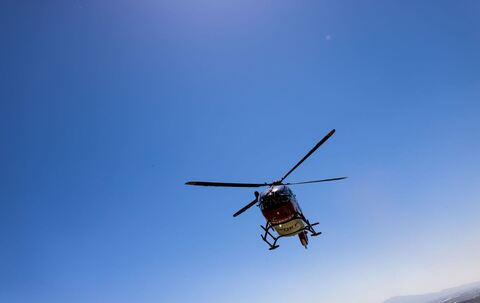 Ein Rettungshubschrauber - Symbolbild Ein Rettungshubschrauber - Symbolbild