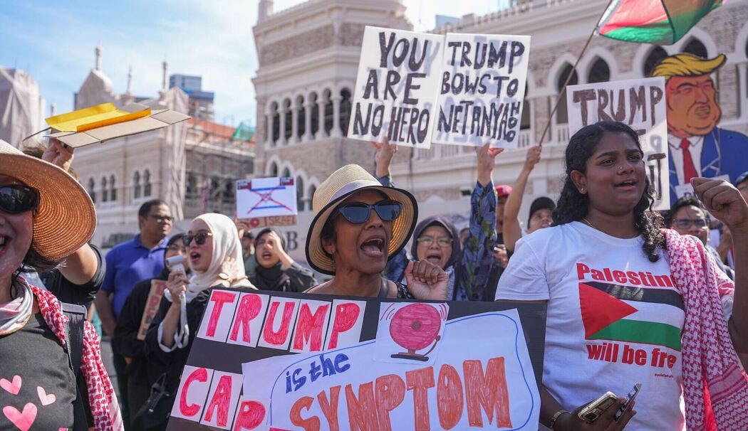 Anti-Trump-Proteste in Kuala Lumpur Anti-Trump-Proteste in Kuala Lumpur