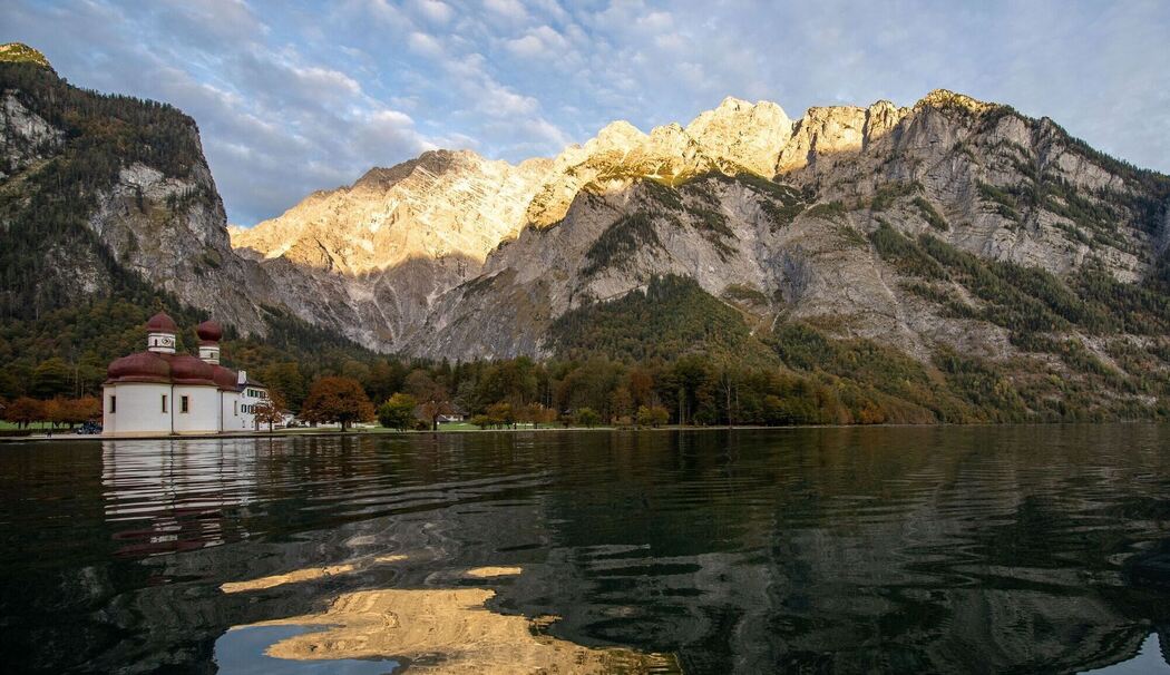 Königssee vor dem Watzmann Königssee vor dem Watzmann