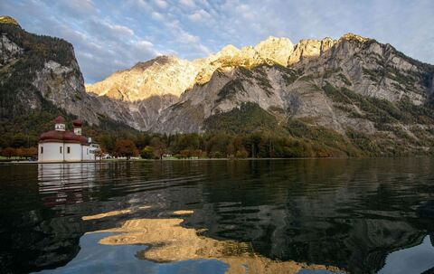 Königssee vor dem Watzmann Königssee vor dem Watzmann