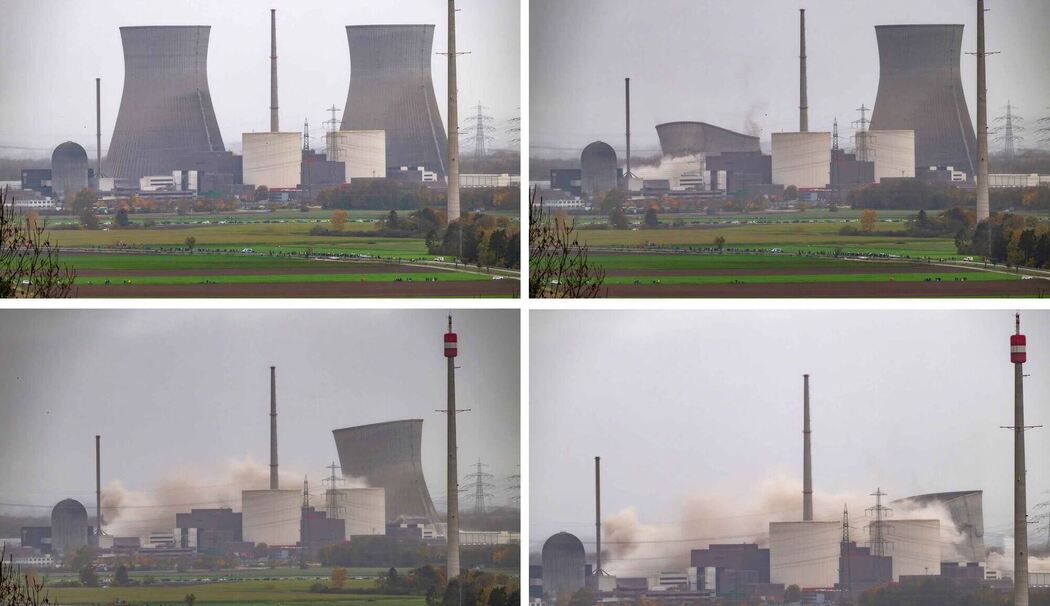 Sprengung Kühltürme Kernkraftwerk Gundremmingen Sprengung Kühltürme Kernkraftwerk Gundremmingen
