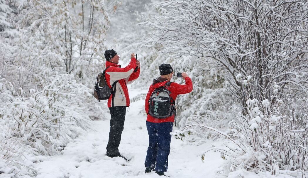 Schnee auf dem Brocken Schnee auf dem Brocken