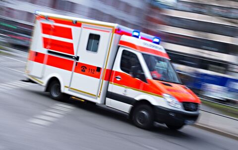 Rettungswagen im Einsatz Rettungswagen im Einsatz