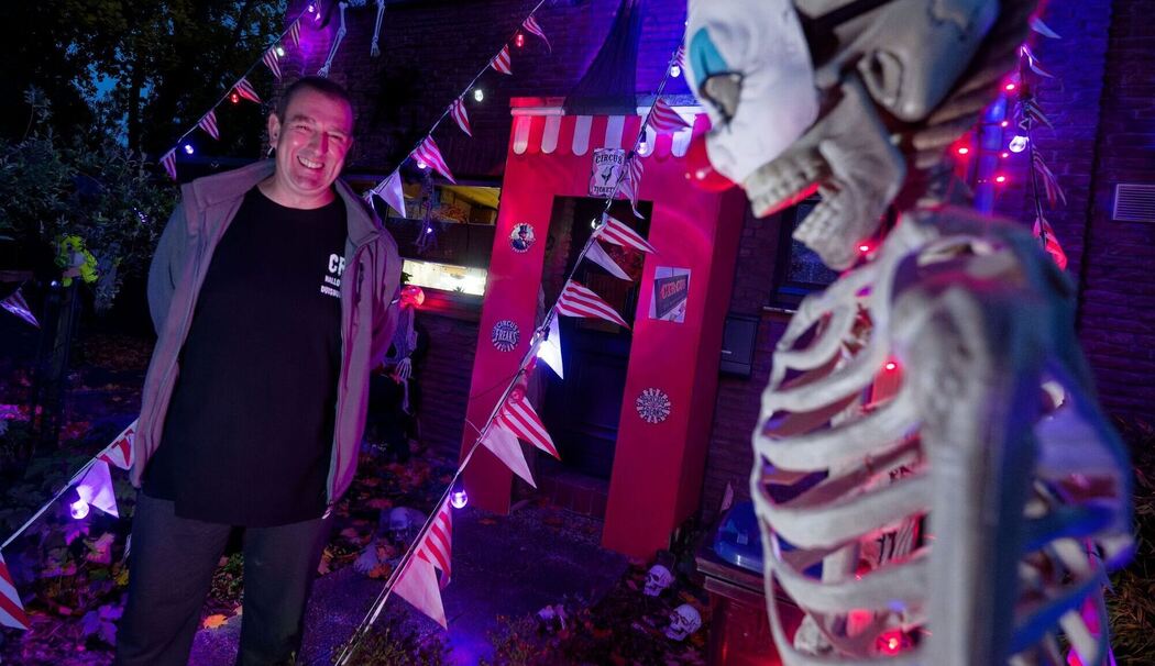 Besuch in Horror-Haus in Duisburg bei Halloween-Fan Sven Wagner Besuch in Horror-Haus in Duisburg bei Halloween-Fan Sven Wagner