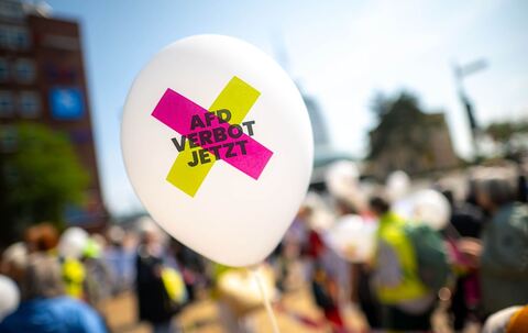 Protest für AfD-Verbot Protest für AfD-Verbot