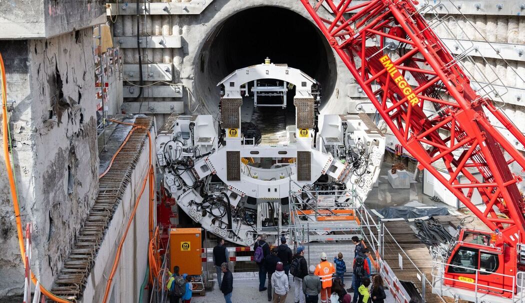 Gotthard-Straßentunnel in der Schweiz Gotthard-Straßentunnel in der Schweiz