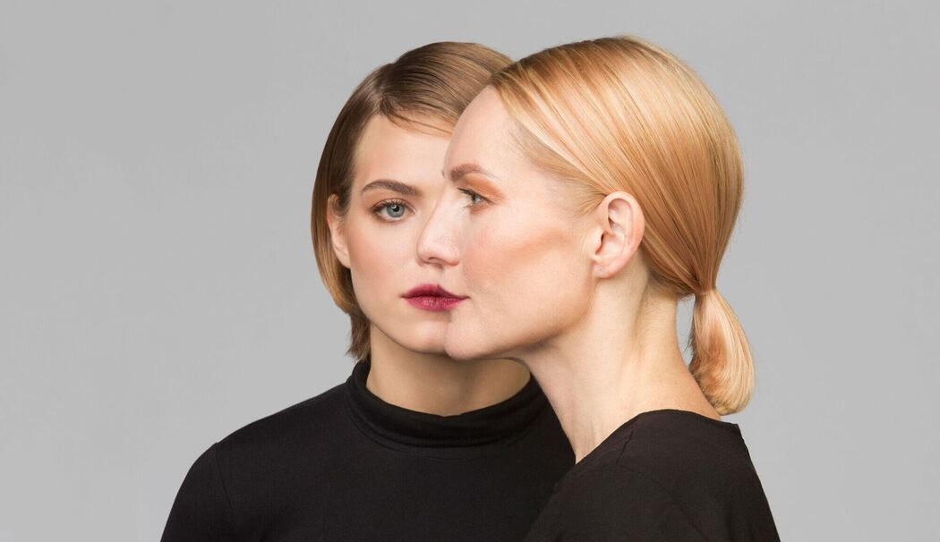 Porträt zweier Frauen Porträt zweier Frauen