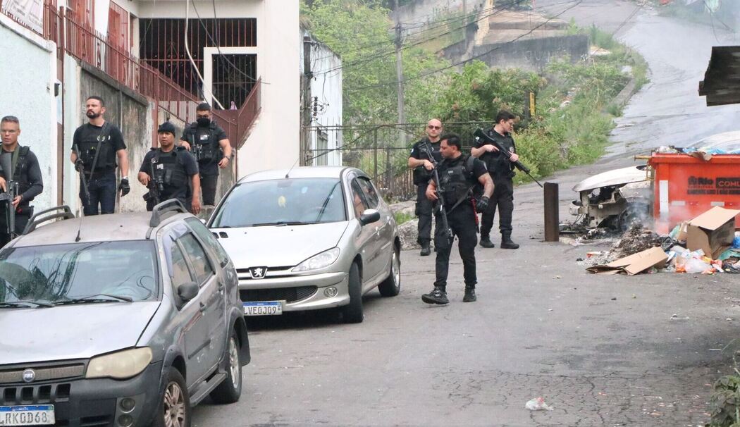 Polizeieinsatz in Favelas in Rio de Janeiro Polizeieinsatz in Favelas in Rio de Janeiro